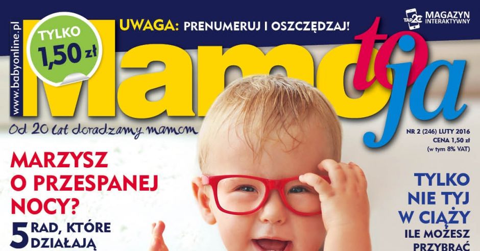 okładka Mamo, To Ja numer lutowy 2016