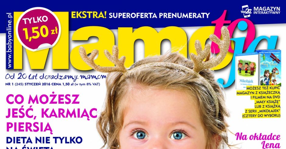 okładka Mamo, To Ja numer styczniowy 2016