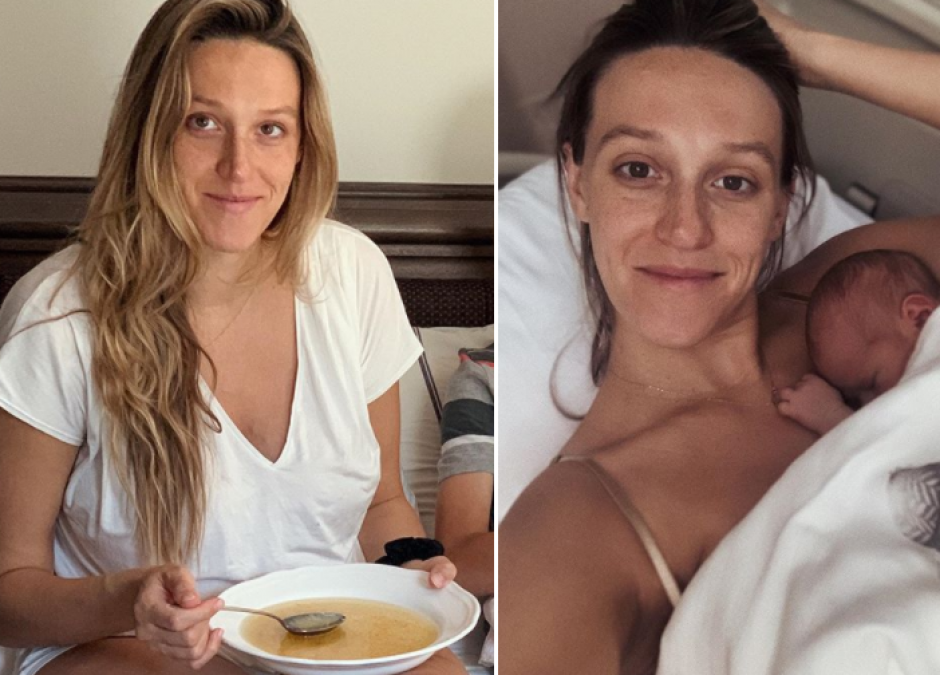 Ola Żebrowska na naturalnym zdjęciu je rosół