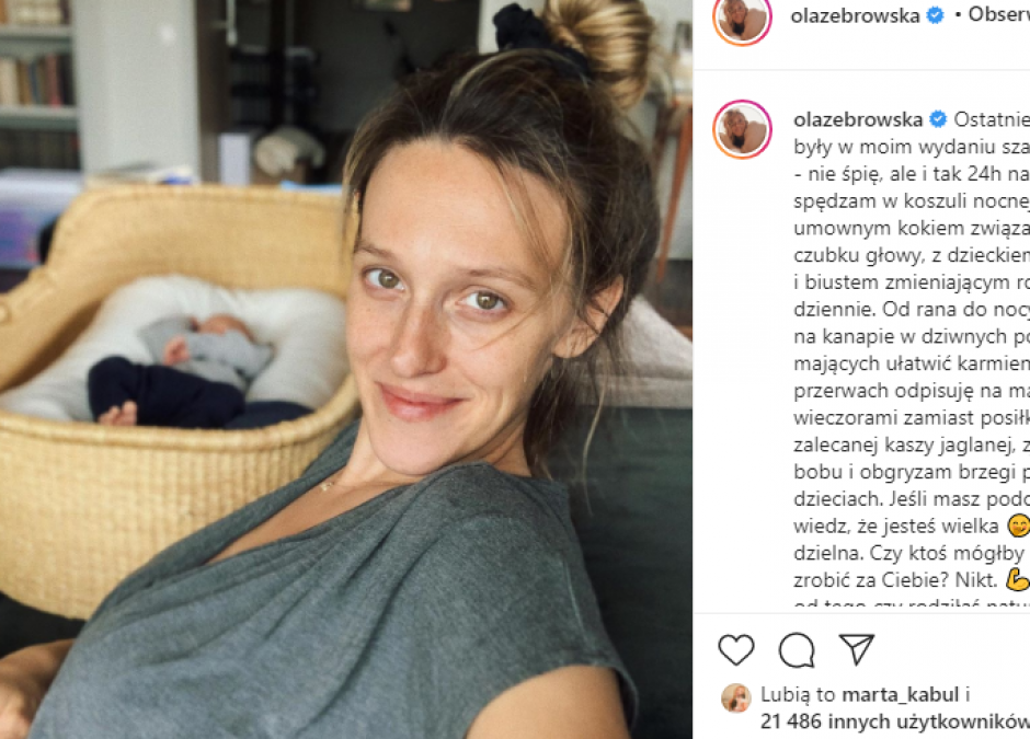 Ola Żebrowska o macierzyństwie