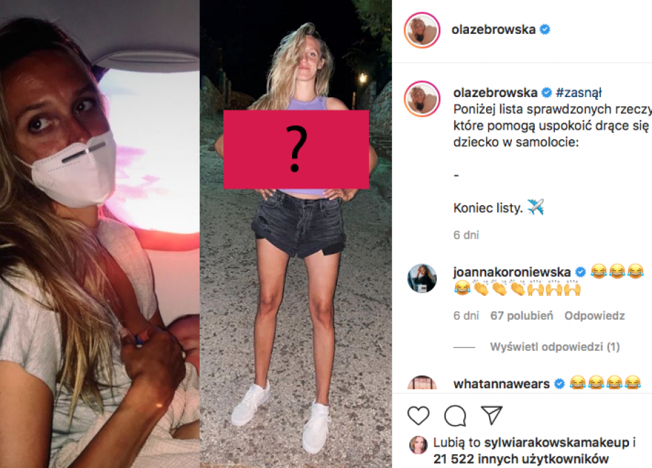 Ola Żebrowska wyciek mleka