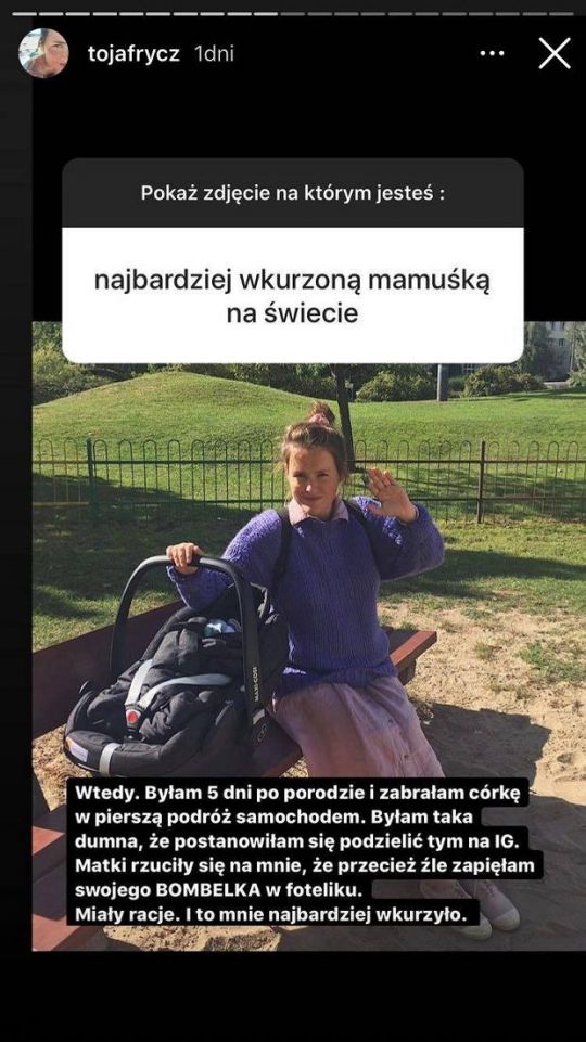 Olga Frycz zaatakowana przez instagramowe matki