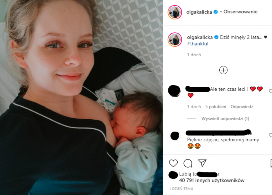 Olga Kalicka świętuje drugie urodziny synka