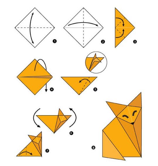 Lisek origami