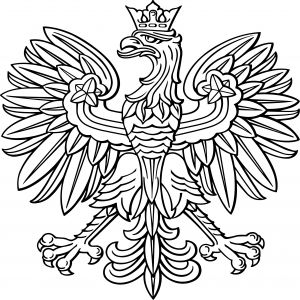 orzełek na kotylion z papieru