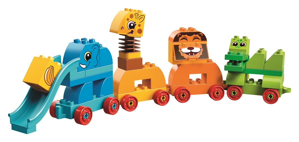 klocki Lego Duplo Pociąg ze zwierzątkami