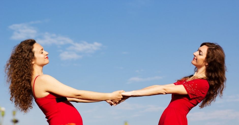 pregnant and friend