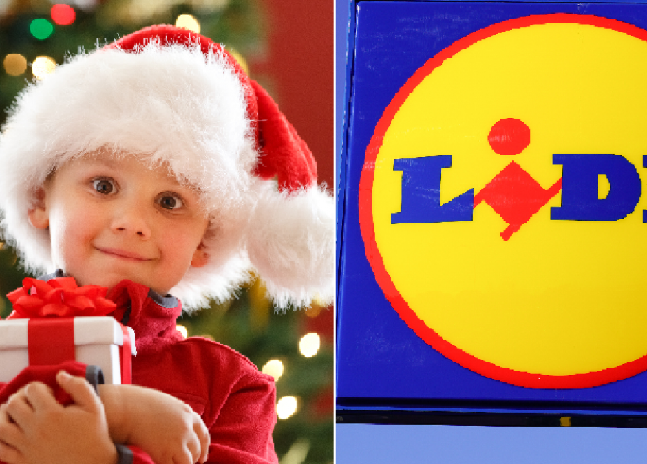 prezentownik mikołajkowy lidl