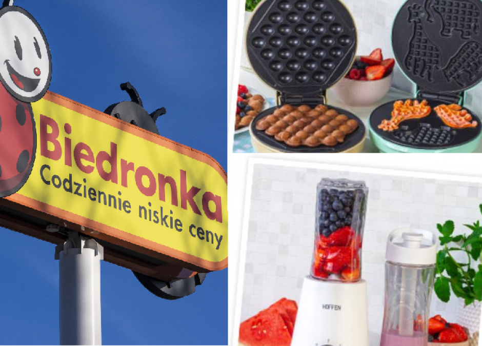 promocja na gofrownice i blendery w Biedronce