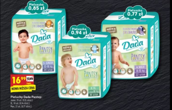 Promocja na pieluszki w Biedronce