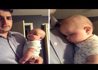 Prosty trik jak uśpić niemowlę