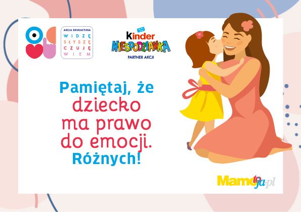 Dziecko ma prawo do różnych emocji