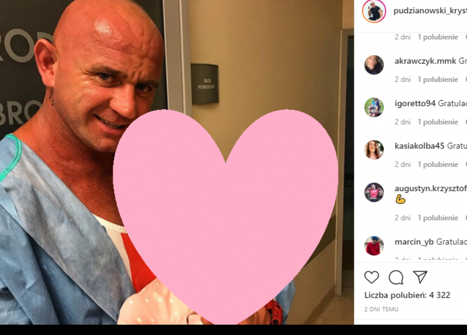 Pudzianowski został ojcem