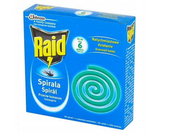 raid na komary spirala