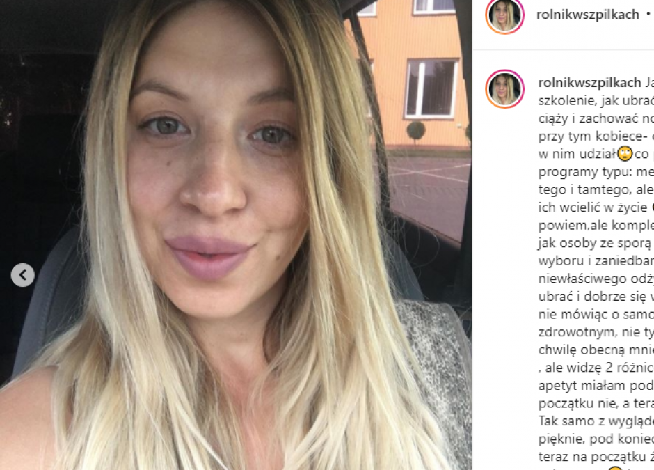 Rolniczka Małgosia o tyciu w ciąży