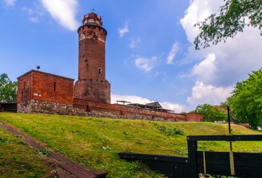 Brodnica, ruiny zamku krzyżackiego