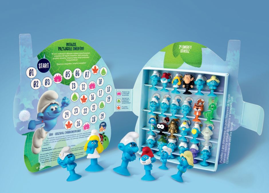 stikeez smerfy