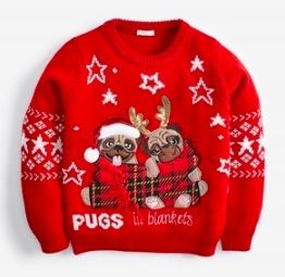 Sweter z pieskami