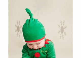 świąteczne ubranka dla dzieci, strój elfa