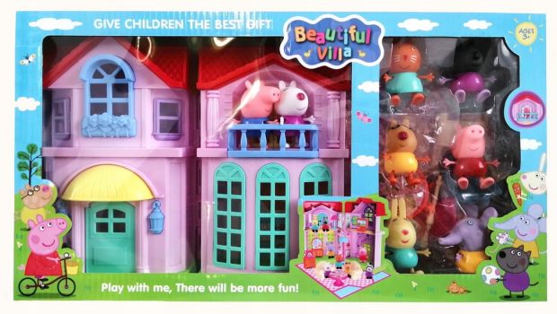 świnka peppa zabawki domek