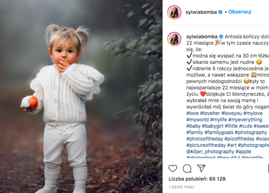 Sylwia Bomba o macierzyństwie