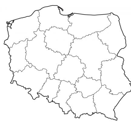 symbole narodowe kolorowanki: mapa