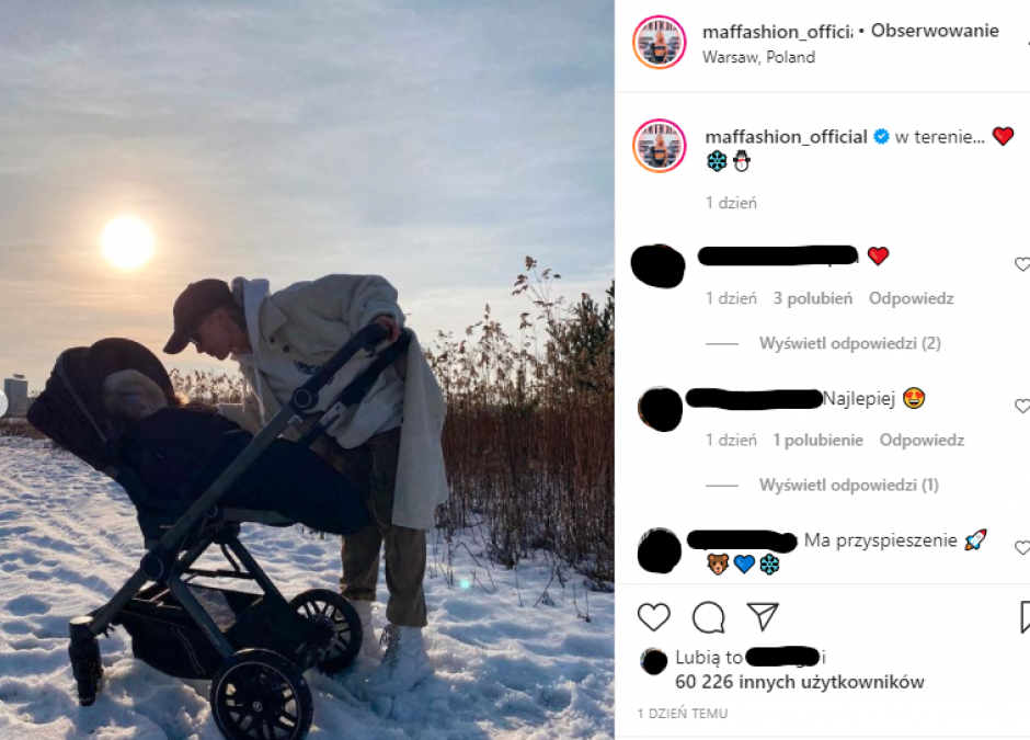 Synek Maffashion w nowej spacerówce