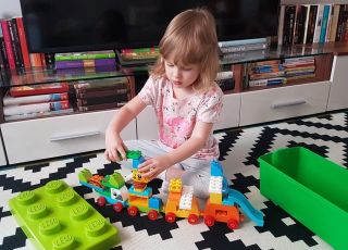 testowanie Lego Duplo Pociąg ze zwierzątkami