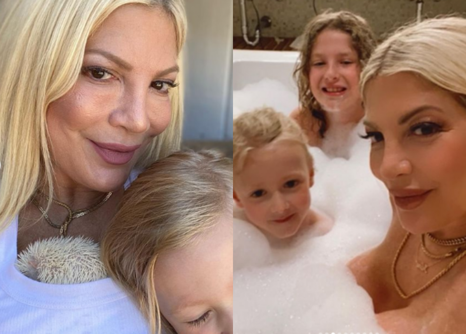 Tori Spelling z synami