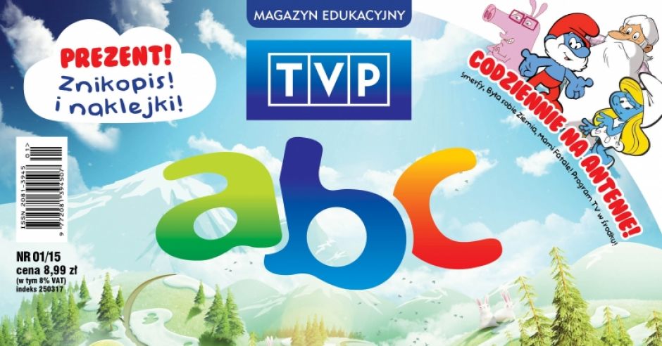 TVP abc, magazyn edukacyjny dla dzieci, okładka