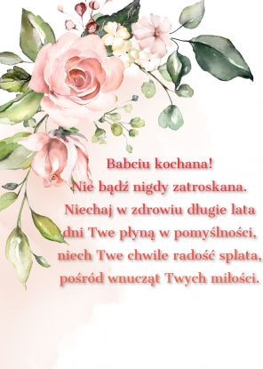 wierszyki na dzień babci - wierszyk 3