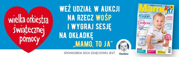Aukcja okładki Mamo, To Ja dla WOŚP