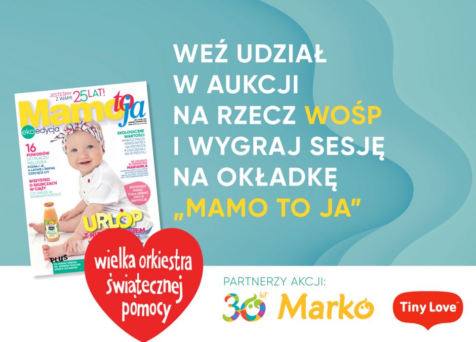 WOŚP 2021 aukcja okładka Mamo, To Ja