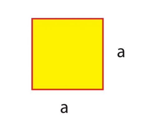 wzór na pole kwadratu