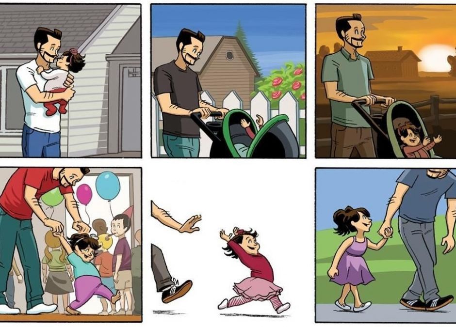 Wzruszający komiks o dorastaniu dzieci