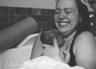 zdjęcie z sesji tuż po porodzie wykonane przez PhotoArt by Jessica
