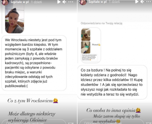 złe warunki w polskich porodówkach