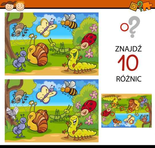 znajdź różnice dla dzieci