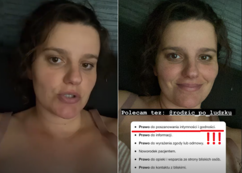 Zofia Zborowska o prawach na porodówce